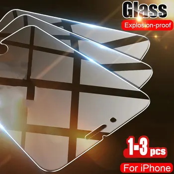 3-1 Бр Закалено Стъкло За Apple iPhone 13 12 mini 11 pro xs max Защитно Фолио За екрана На iPfone iFone se XR X Защитно Стъкло