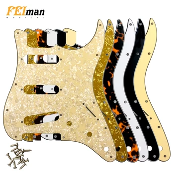 Тампон за китарни части Feiman за китара ST SSS с три реверсивными американски винтажными однокатушечными звукоснимателями Strat '65