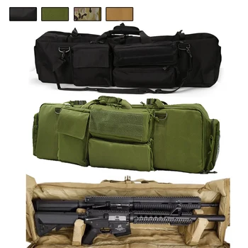 Тактическа Оръжейната Чанта за M249 Военна Армията Страйкбольная Пушка Калъф за Носене CS Лов, Стрелба с Пейнтбол с Преносим пагон