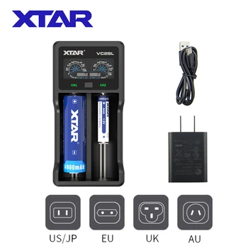 XTAR Power Bank 18650 и Зарядно Устройство VC2SL C USB Зареждане на Литиево-йонни Батерии 10400-26650 20700 21700 Зарядно Устройство