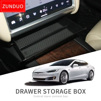 Кутия За Съхранение на Централната Конзола ZUNDUO за Tesla Model X Model S автоаксесоари Контейнер За Съхранение на Съдържанието на Кутията Организаторите