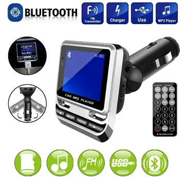 Автомобилен MP3 плеър Bluetooth FM Трансмитер Хендсфри Запалката Автомобилен Комплект USB Зарядно Устройство за Подкрепа TF AUX