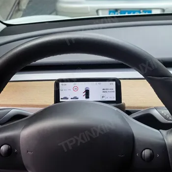 Автомобилна LCD Панел За Tesla Model 3/Y GPS Navi Скоростомер Километри Инструмент Дисплей Панел Мултимедиен Плейър Цифрова Клъстер