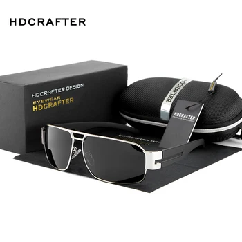 HDCRAFTER 2018 Мъжки Слънчеви Очила Модерен Поляризирани очила Слънчеви Очила За Шофиране Мъжки Маркови Слънчеви Очила с UV400 За Мъже