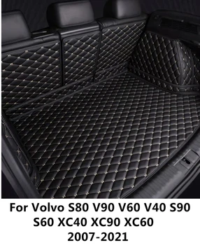 Custom Fit Непромокаема Подложка За Багажник на Кола на Опашката за Изтегляне Тава Подложка Товарен Задния Панел на Кутията За Volvo XC60 XC90 XC40 S60 S90 V40 V60 V90