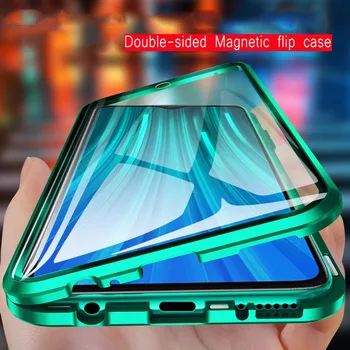 Магнитен калъф с пълна защита на 360 за Samsung Galaxy A71 A51 A70 A50 A31 М31 A12 A32 A72 A52 A22 A21S за A71 5G с двойно стъкло