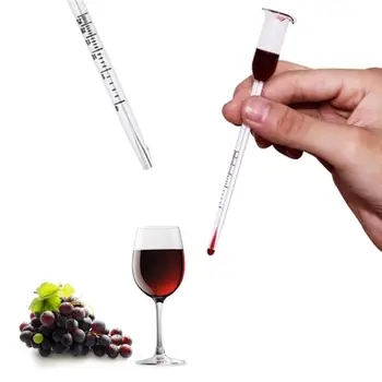 Тестер Ретро набор от размерите бутилки Инструменти Спиртометр Измерител на концентрация на Алкохол Измерител на концентрация на вино 0-50/0-100 хидрометър 13 см