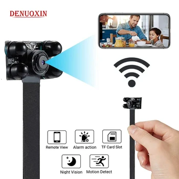 HD 1080P САМ Преносима Най-Малката WiFi IP Мини 4K Камера за Нощно Виждане Диктофон USB Тайна Камера Модул за Дистанционно Гледане на видео Камера