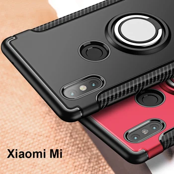 Пръстен на пръста 360 Пълен защитен калъф за Xiaomi Mi X 2S Mi X 2 /За Xiaomi Mi Note 3 Max 3 A1 A2 Калъф за Xiaomi Mi 6 Mi 8