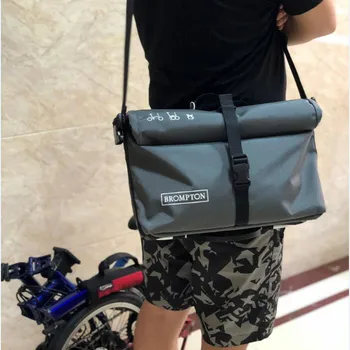 Чанта натоварване на предната рамка чанти наем сгъване за изработен по поръчка чанти крайградски съобщения brompton диагонал, направено по поръчка