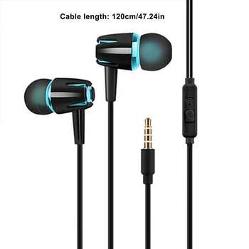Слушалки M18 3,5 мм Слушалки в ушите Универсални 1,2 м стерео Слушалки с Кабел за телефон Детска слушалки за Samsung Xiaomi